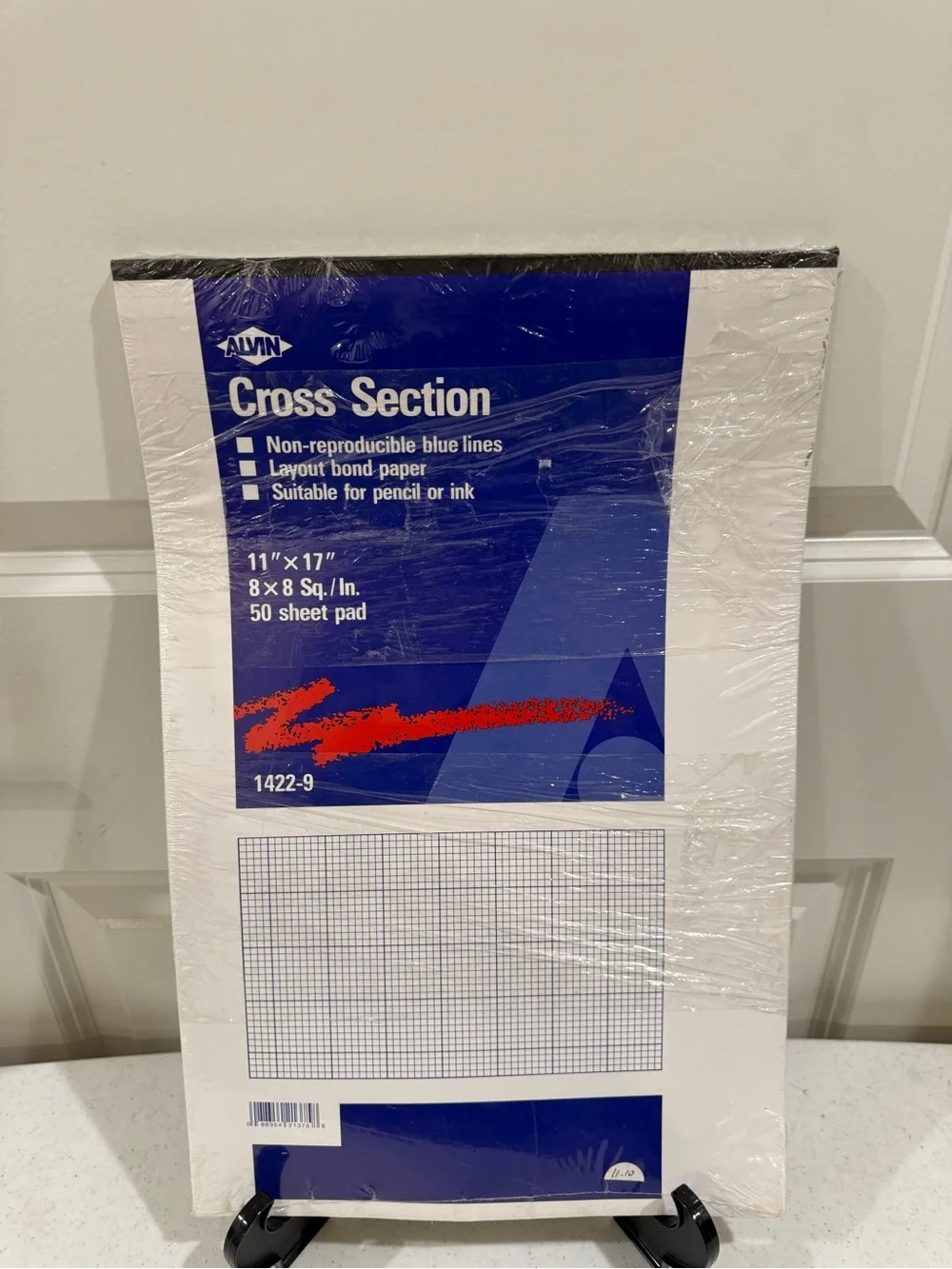 NEW Alvin Blue Cross Section Grid Pad - 11
